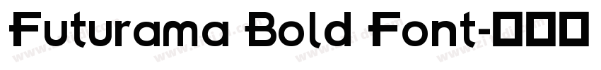 Futurama Bold Font字体转换